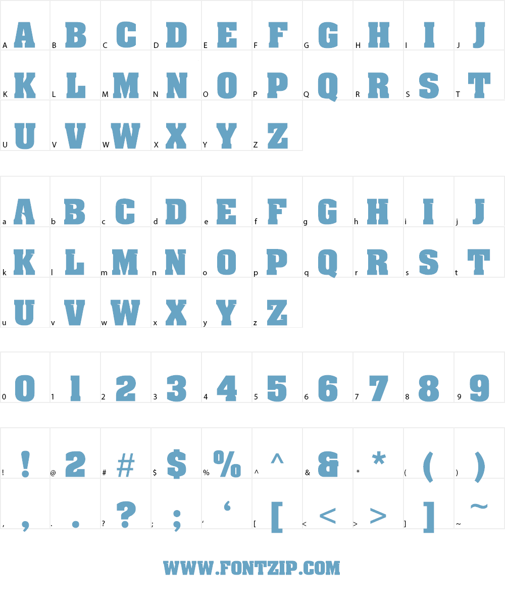NCAA Detroit Titans Font Character